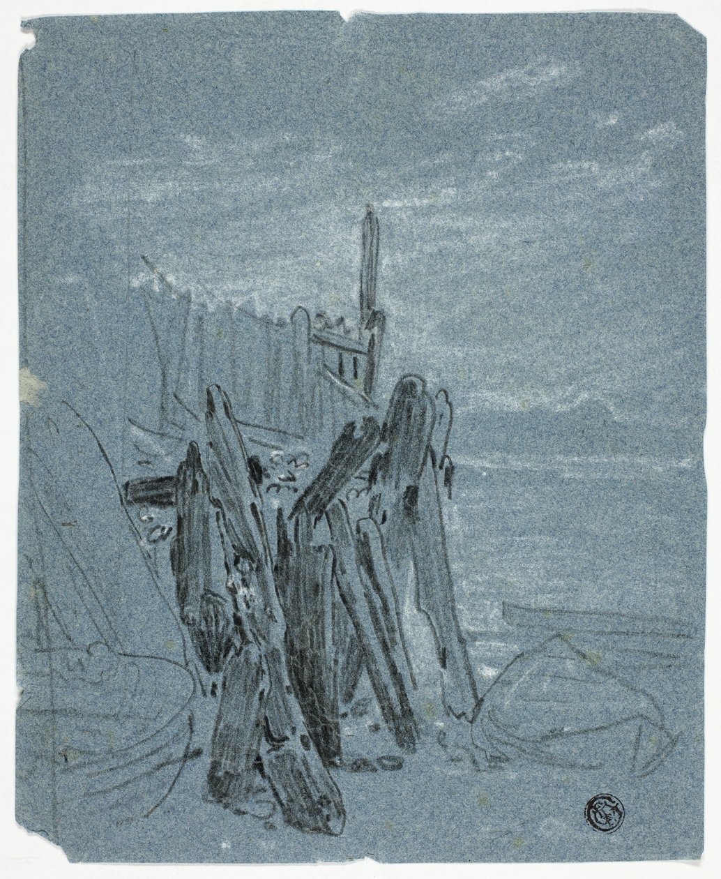 Stockade Near Shore alkotó: John Varley