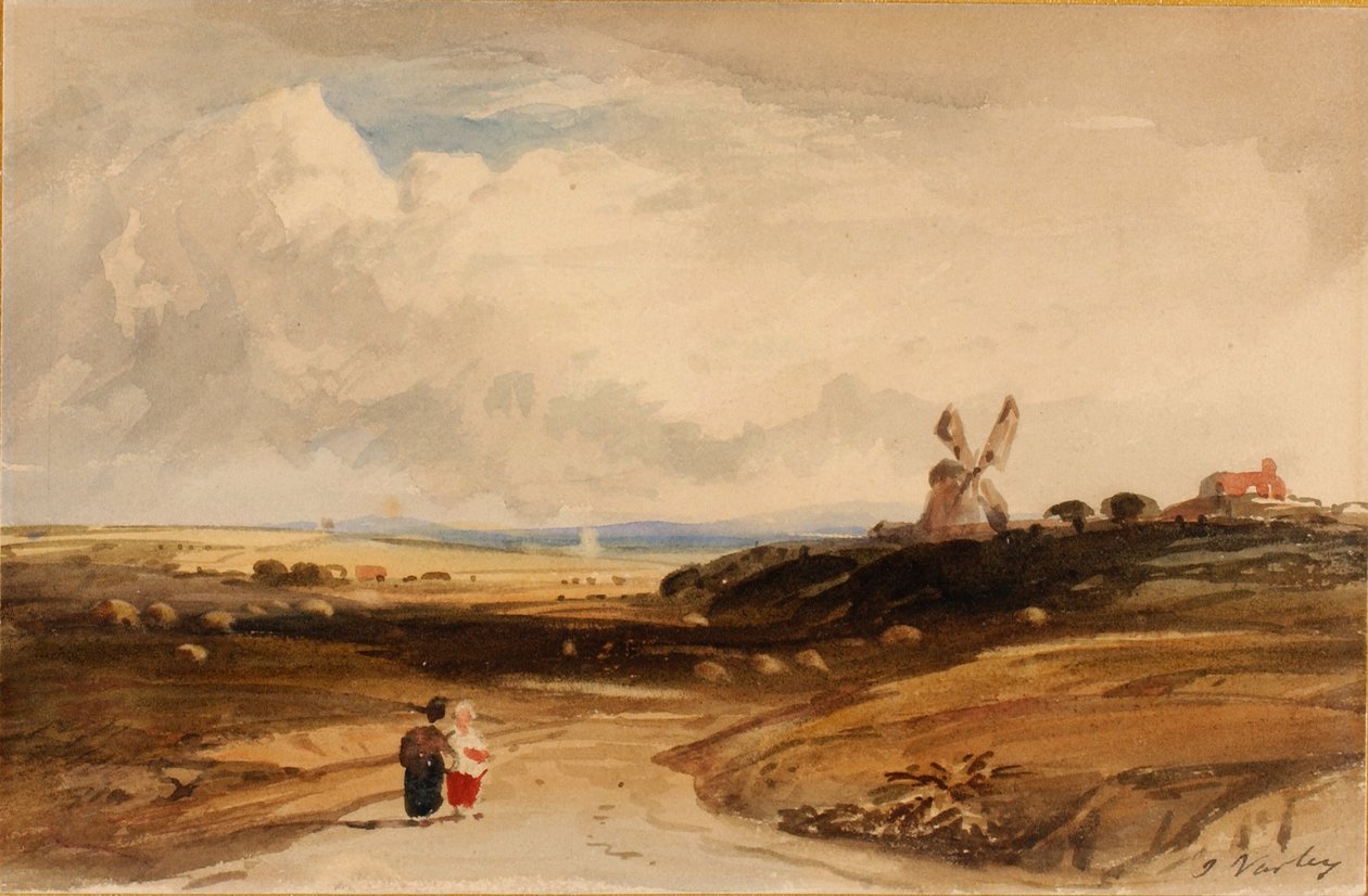 Kis táj holland, 19. század eleje. alkotó: John Varley I
