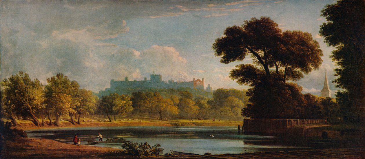 „Windsor látképe”, 1832, 1938 alkotó: John Varley I