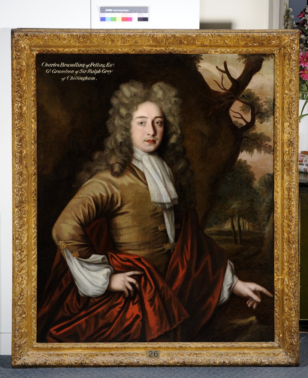 Charles Brandling portréja alkotó: John Verelst