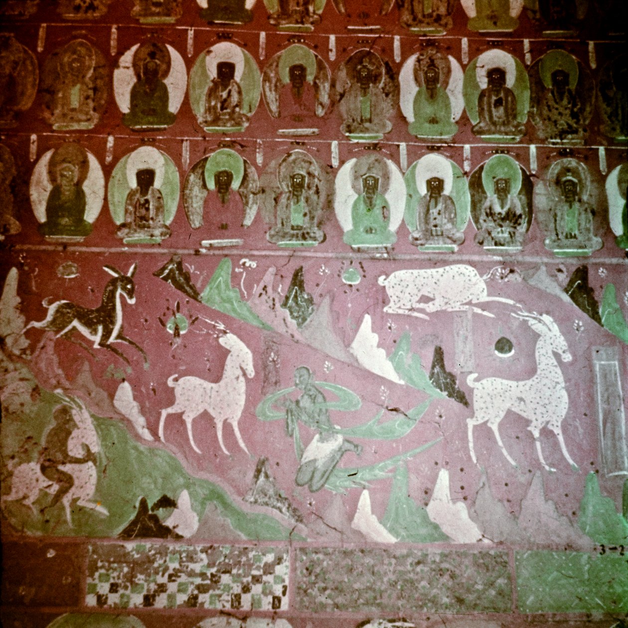 Dunhuang-barlangok, Kína, Photo 1231/6 (79) (fotó) alkotó: John Vincent