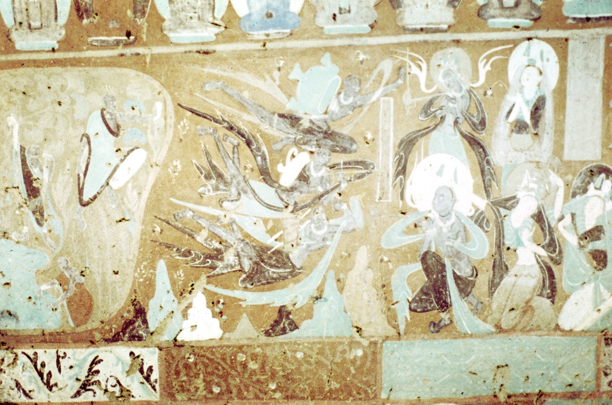 Dunhuang-barlangok, Kína, Fotó 1231/8 (7) (fotó) alkotó: John Vincent