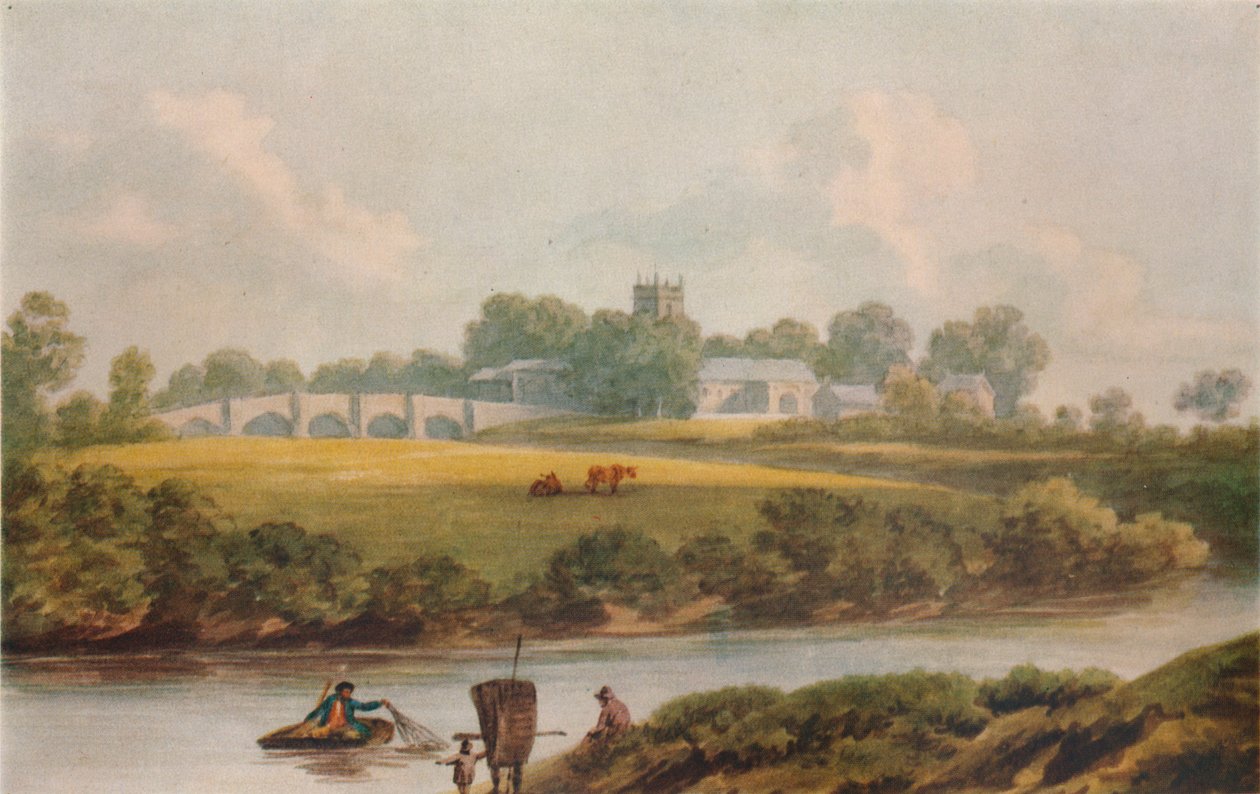Bangor Is-y-Coed, Denbighshire, 1795 alkotó: John Warwick Smith