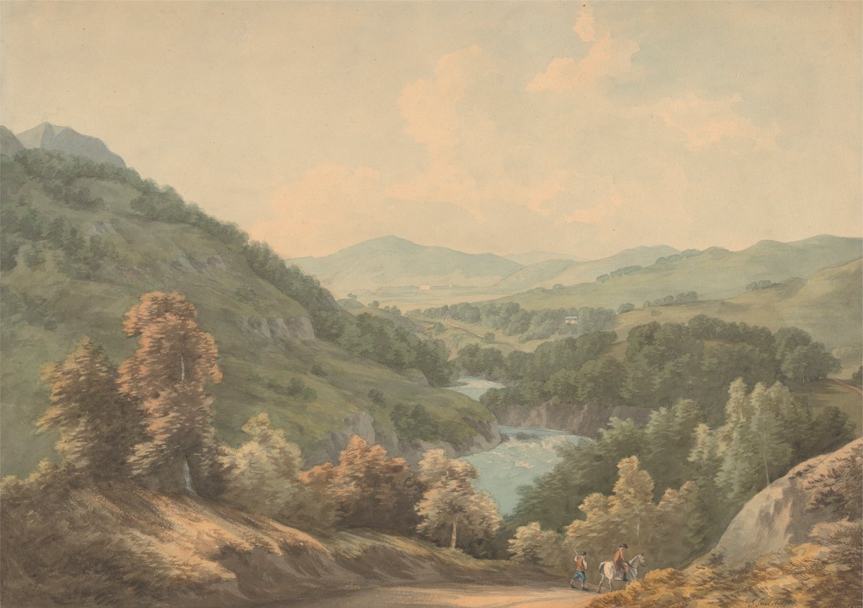 Killiecrankie hágója alkotó: John Warwick Smith