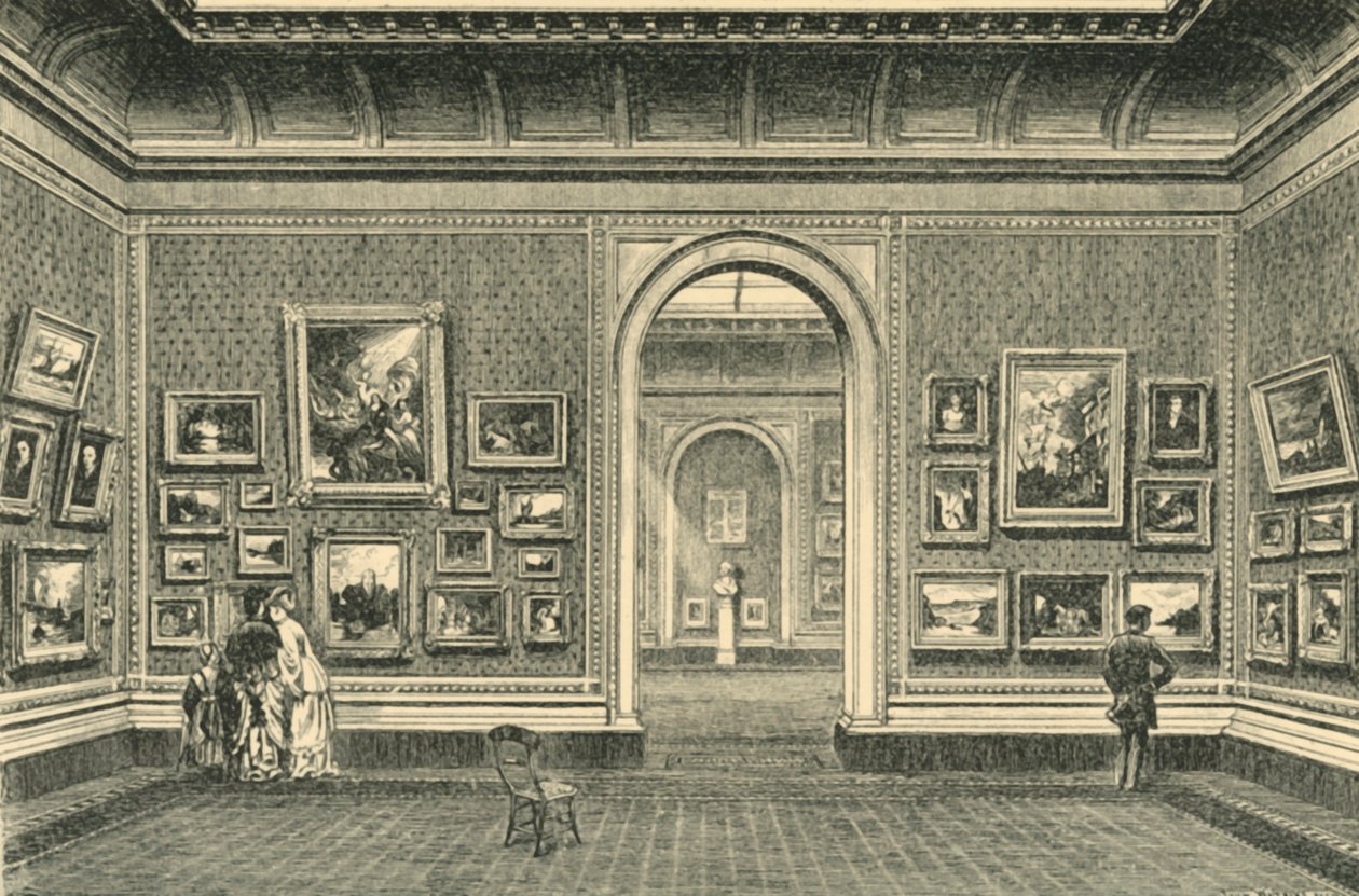 The Sheepshanks Gallery, South Kensington Múzeum, 1860-as évek, 1881. alkotó: John Watkins