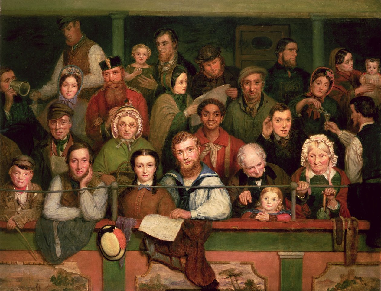 A galéria, Drury Lane alkotó: John Watkins Chapman