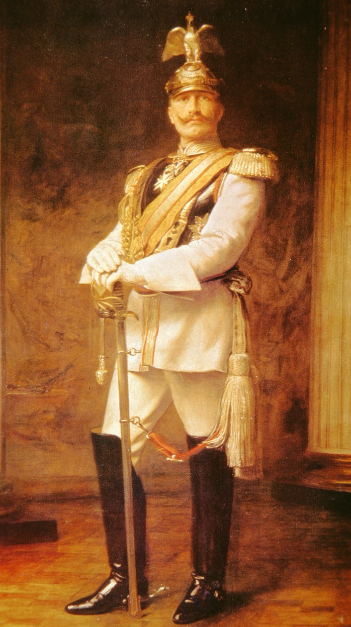 Vilmos császár, Németország császára (színes litó) alkotó: John Watson Nicol