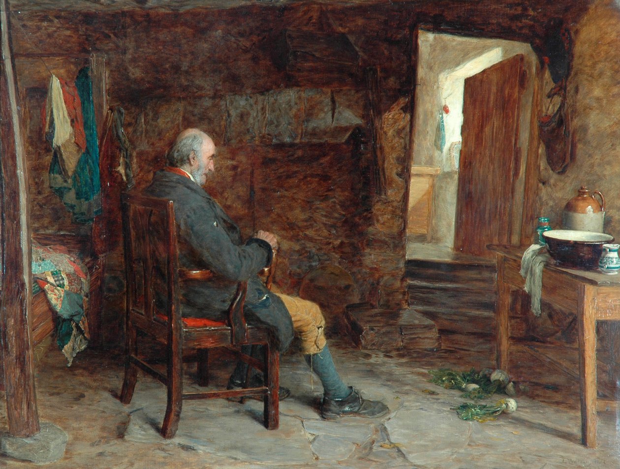 Az özvegy, 1873 alkotó: John Watson Nicol