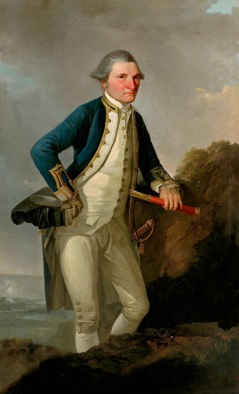 James Cook kapitány portréja alkotó: John Webber