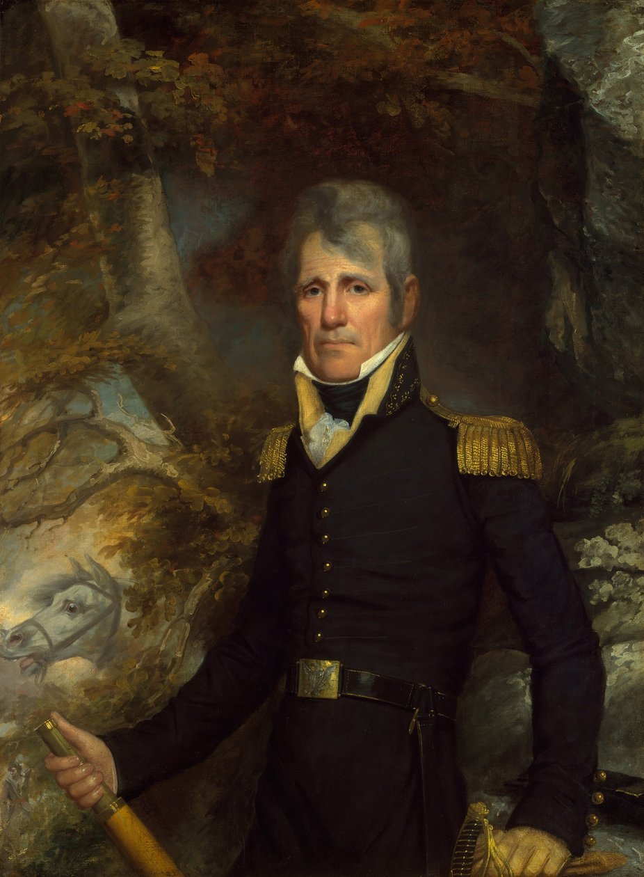Andrew Jackson tábornok, kb. 1819. alkotó: John Wesley Jarvis