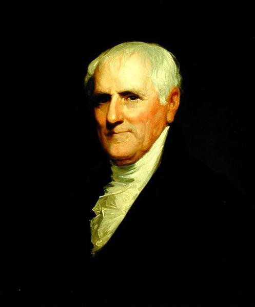 Egbert Benson portréja Gilbert Stuart (1755-1828) festménye után, 1820 körül (olaj, vászon) alkotó: John Wesley Jarvis