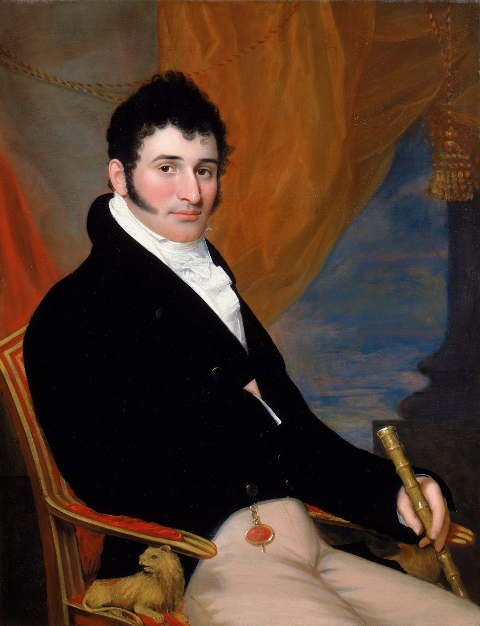 Salomon Isaacs portréja alkotó: John Wesley Jarvis