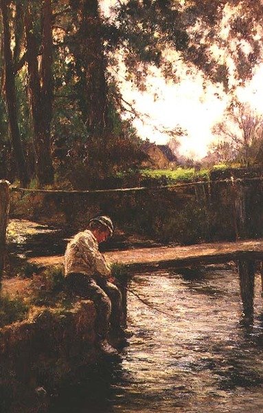 A fiatal horgász alkotó: John White