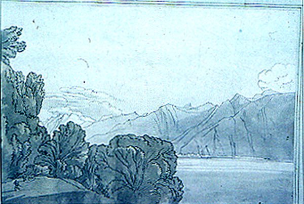 Genfi-tó alkotó: John White Abbott