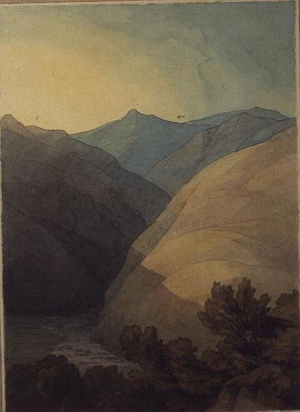 Holne on the Dart közelében alkotó: John White Abbott