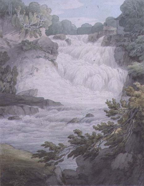 Stonebyers Linn a Clyde-on alkotó: John White Abbott