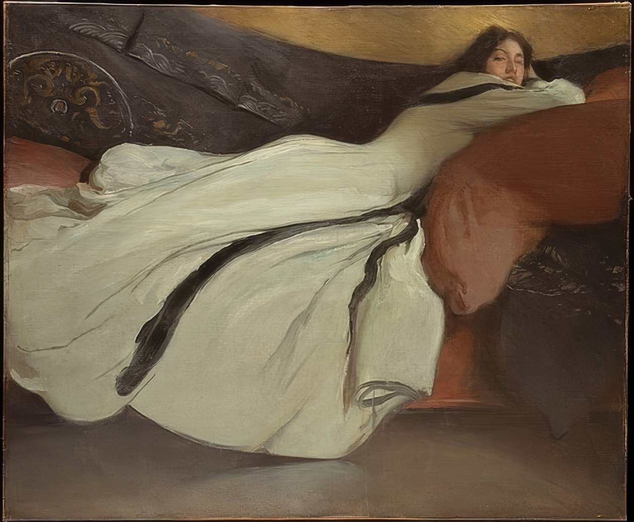 Kikapcsolódás. 1895 alkotó: John White Alexander