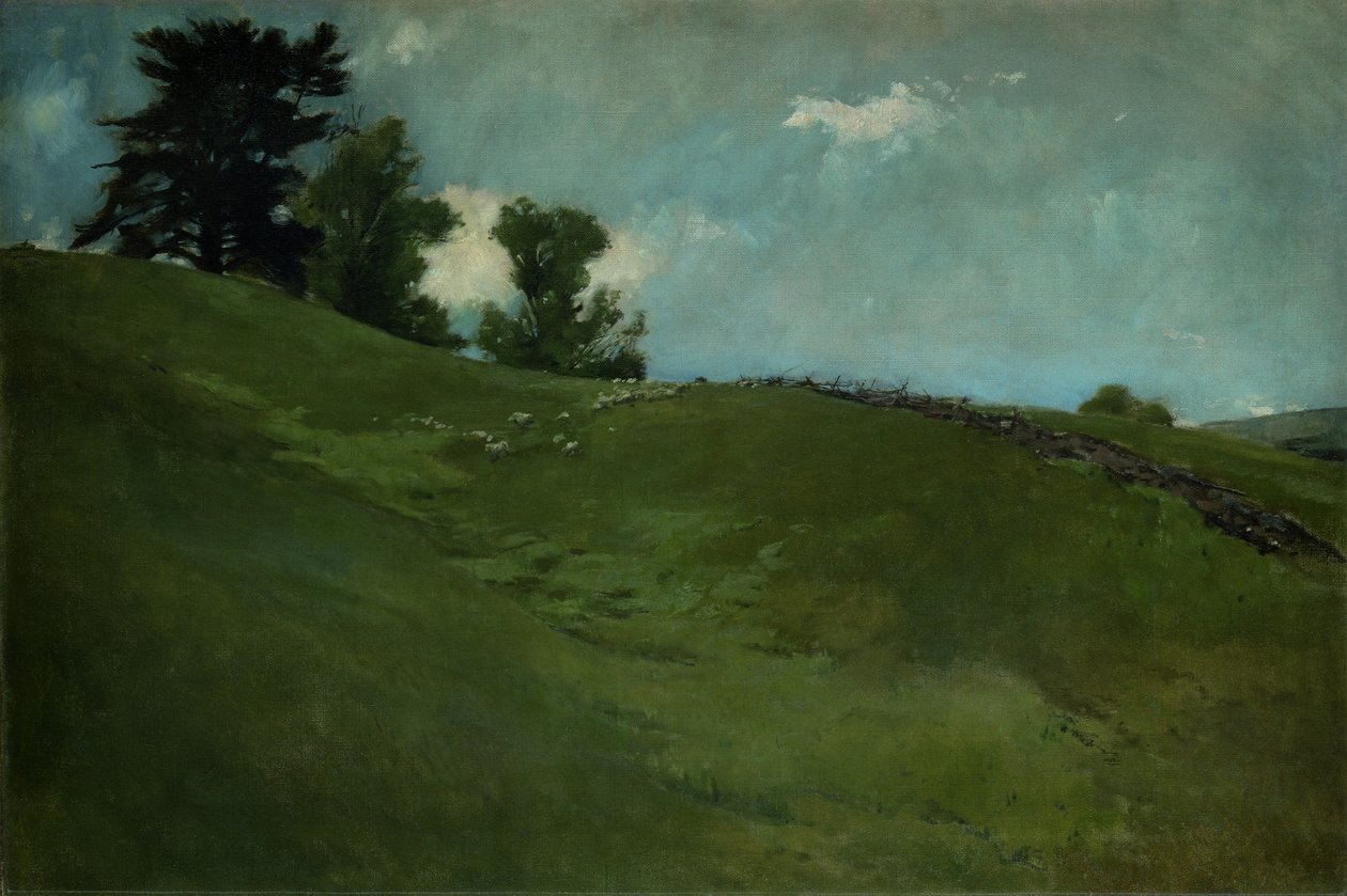 Tájkép, Cornish, N.H. alkotó: John White Alexander