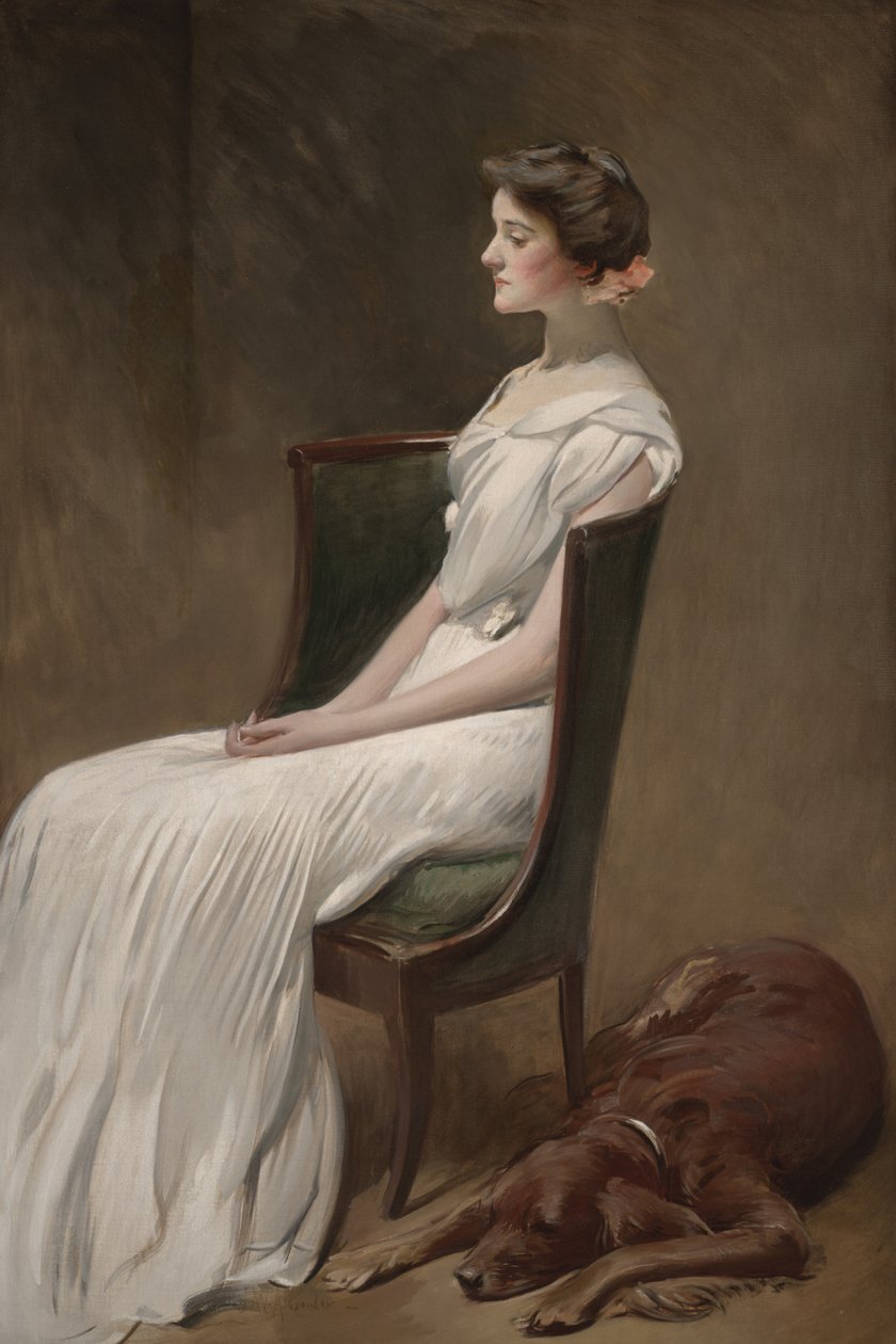 Miss Dorothy Quincy Roosevelt (később Mrs. Langdon Geer) alkotó: John White Alexander