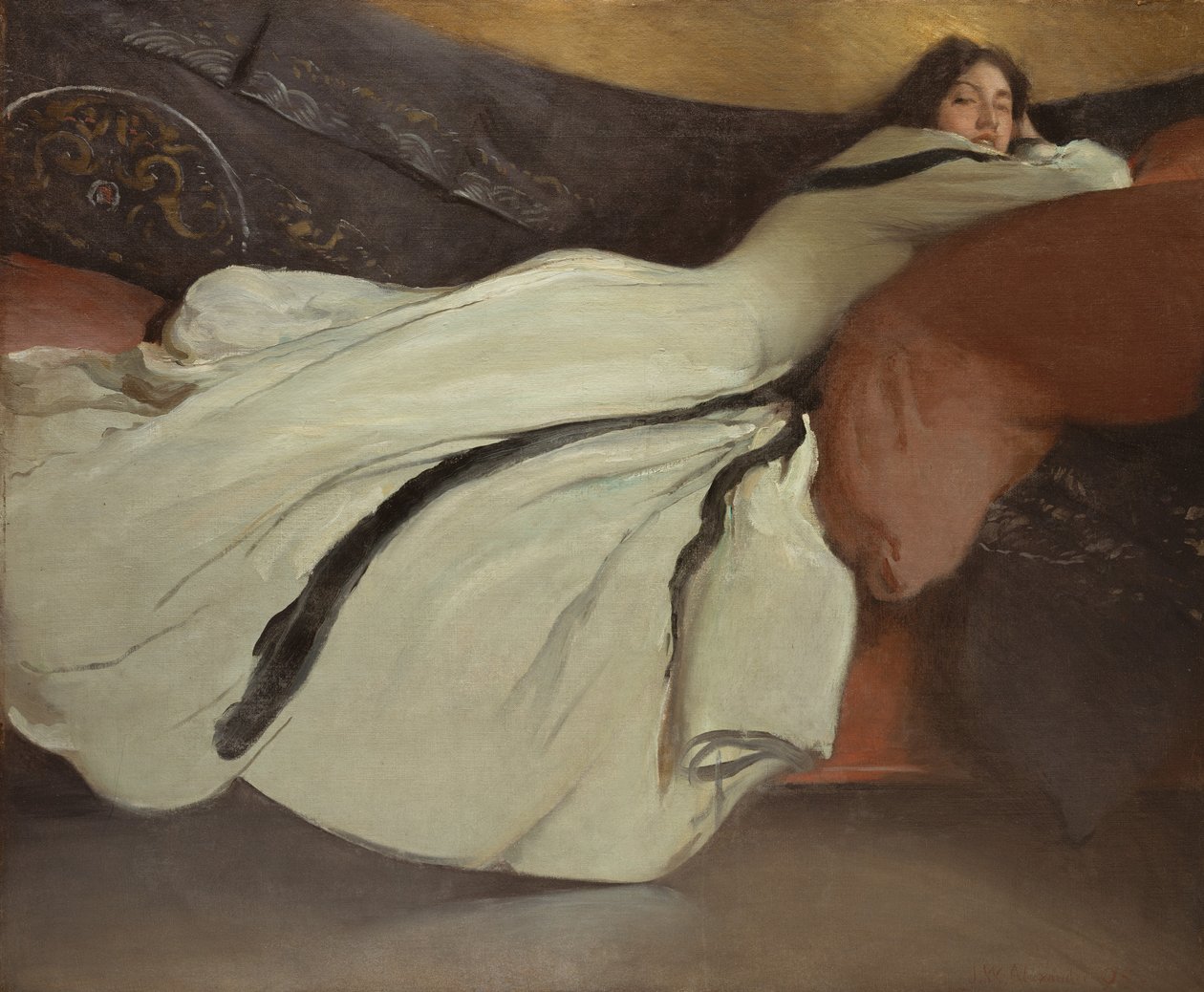 Nyugalom, 1895. alkotó: John White Alexander