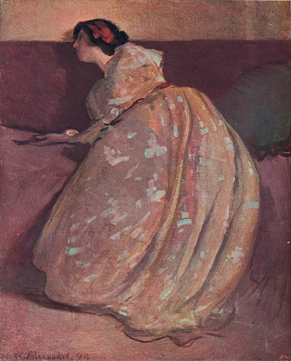 A díván, 1900 alkotó: John White Alexander