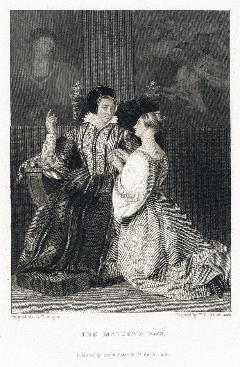 A szolga esküje az azonos című történetre utal. alkotó: John William (after) Wright