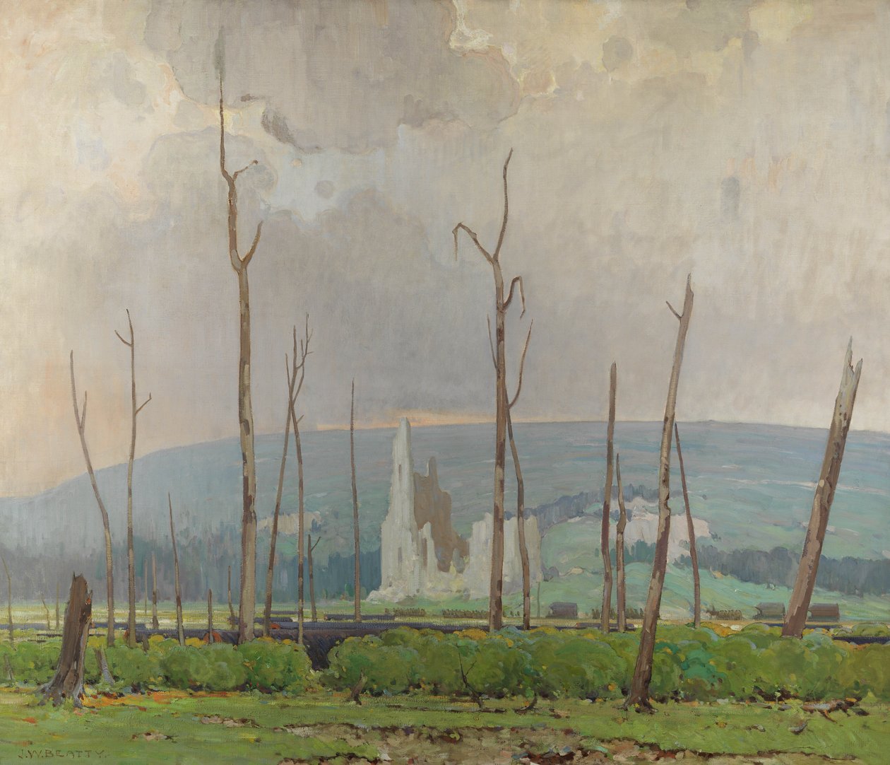 Ablain St-Nazaire, 1914-1919 alkotó: John William Beatty