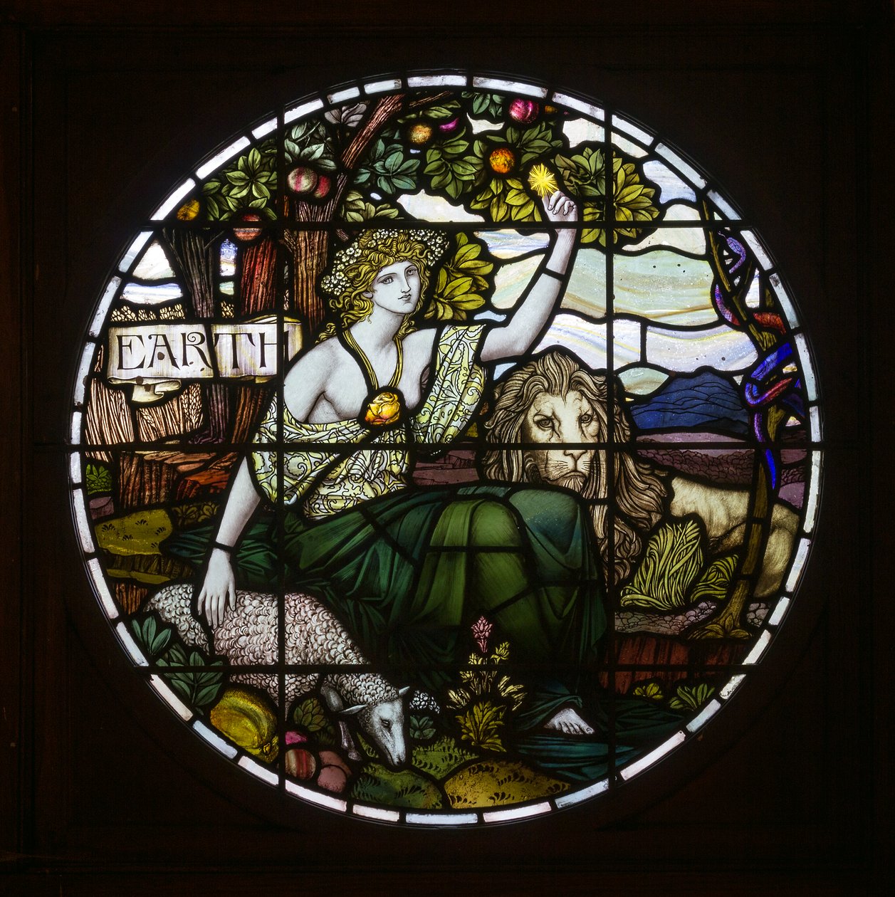 Biddulph Grange, James Powell & Sons, John William Brown (1842-1928), Föld, 1903, szecesszió alkotó: John William Brown