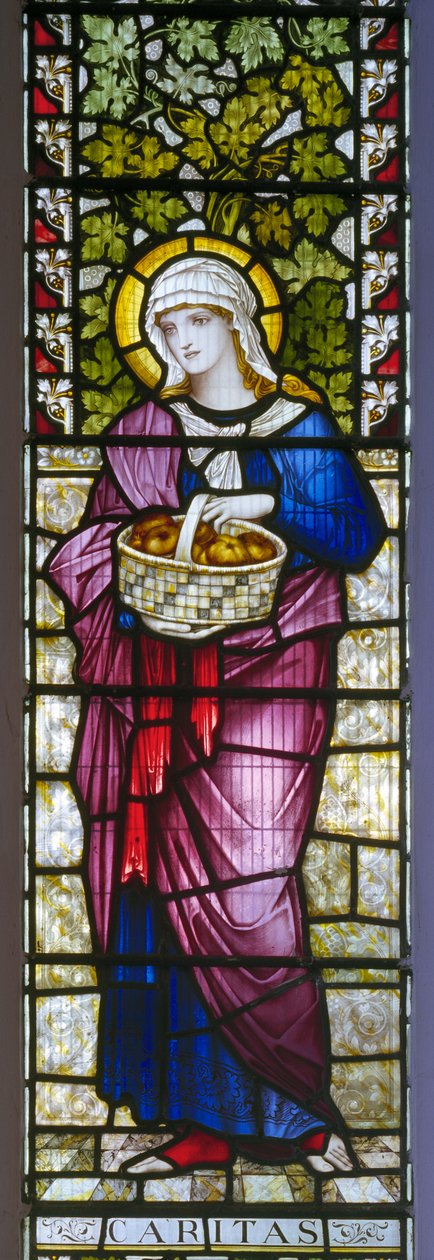 Pulborough, St Mary, James Powell & Sons, John William Brown (1842-1928), Charity alkotó: John William Brown