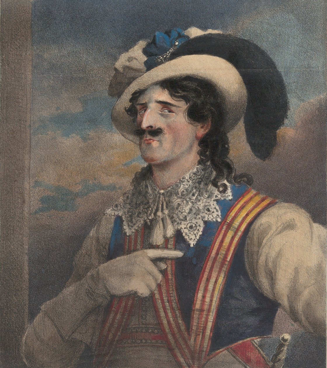 Mr. Young mint Iago, kb. 1824. alkotó: John William Gear