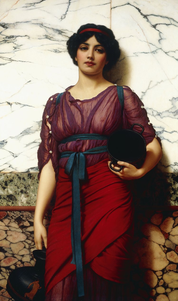 Egy görög idill, 1907 alkotó: John William Godward