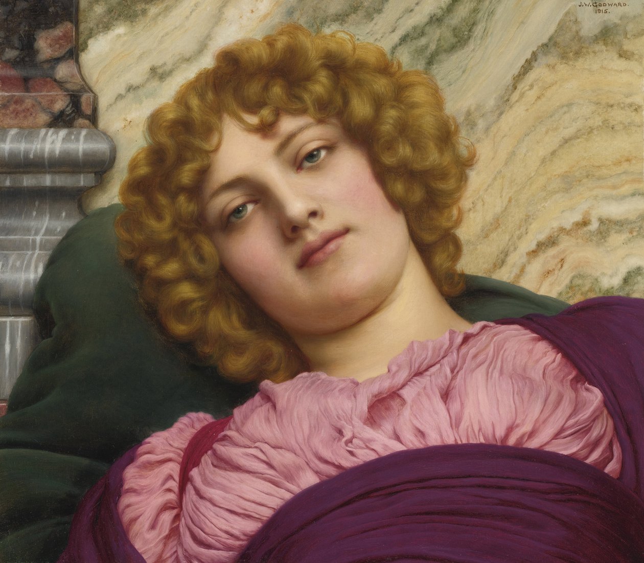 Tudományos művészet: Myrhinna (Myrina, Myrine) par Godward, John William (1861-1922) alkotó: John William Godward