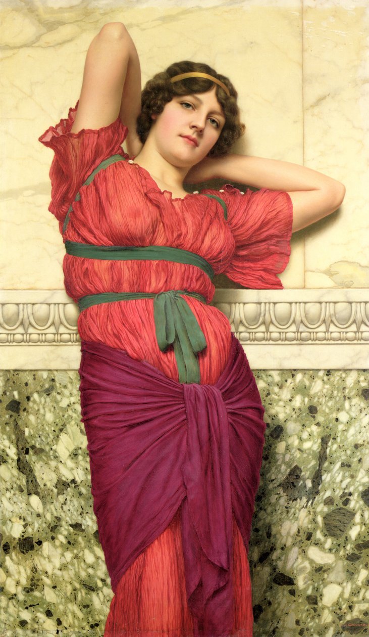 Elmélkedés alkotó: John William Godward