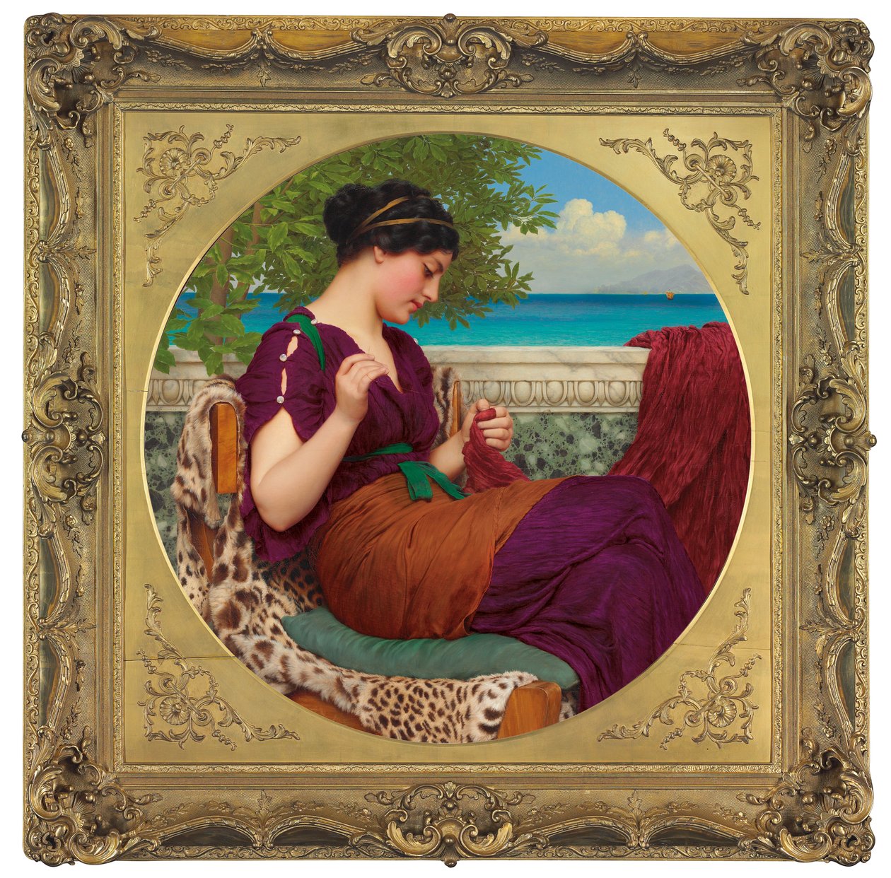 Távoli gondolatok, 1911 alkotó: John William Godward