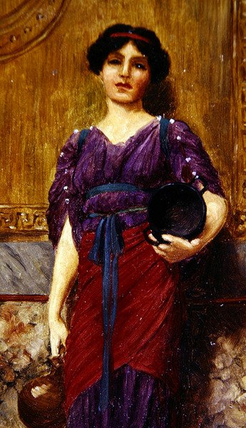 Női ábra alkotó: John William Godward