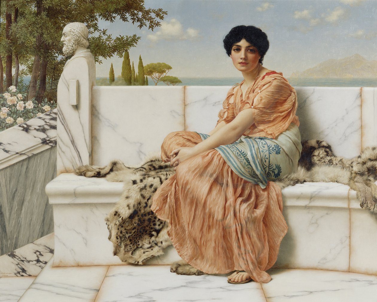 Álmodozás alkotó: John William Godward