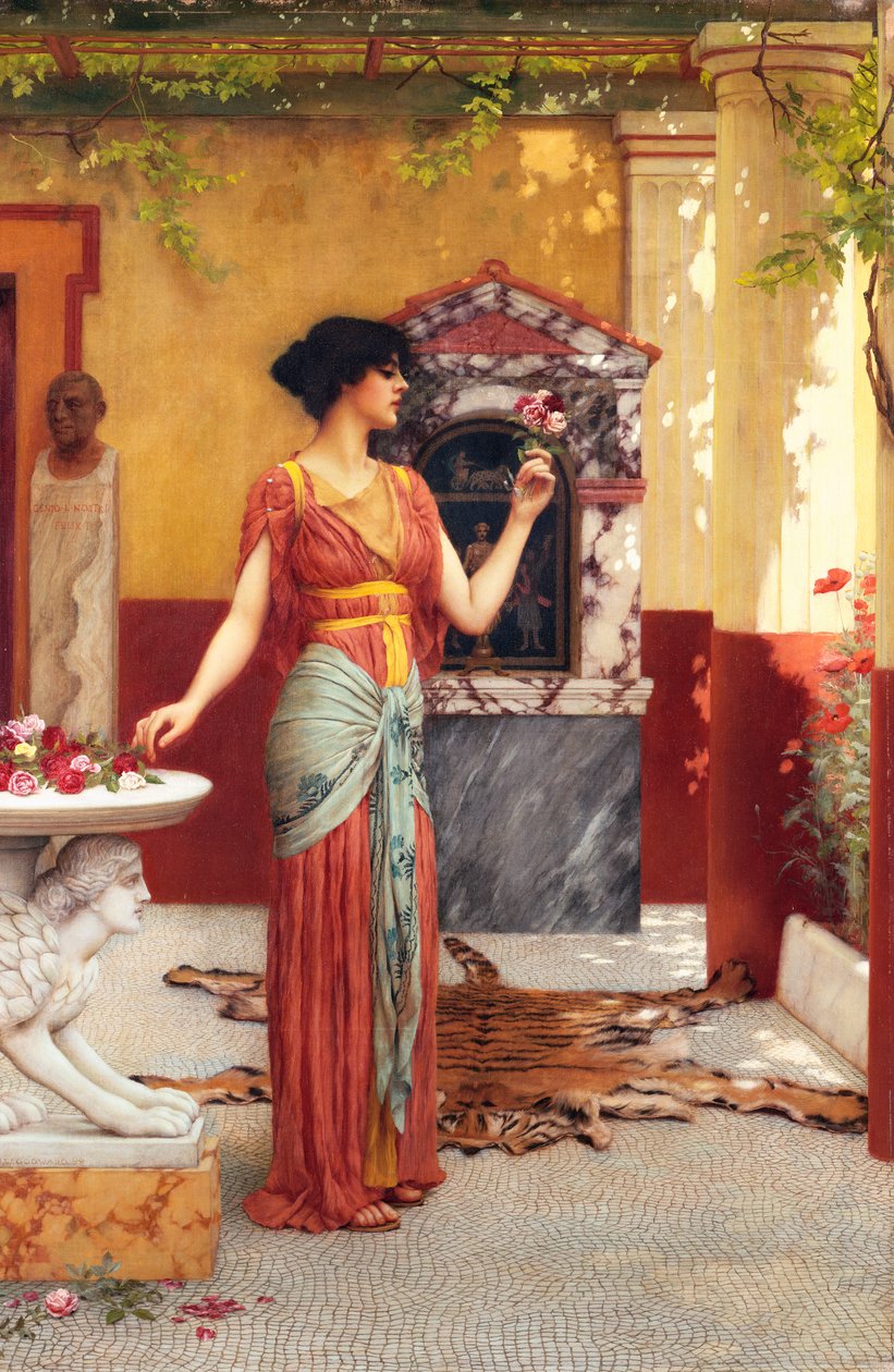 A csokor, 1899 alkotó: John William Godward