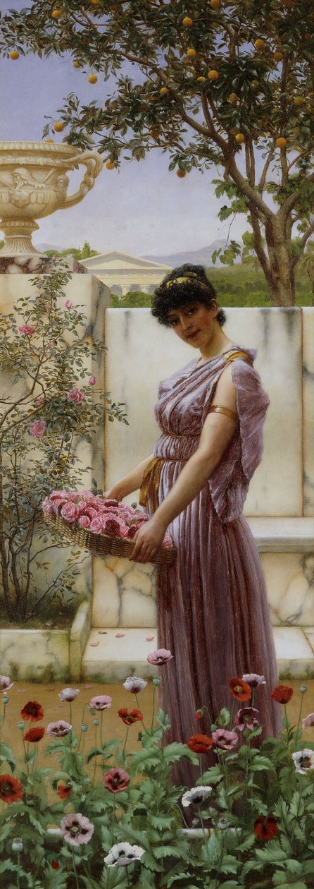 A Vénusz virágai, 1890 alkotó: John William Godward