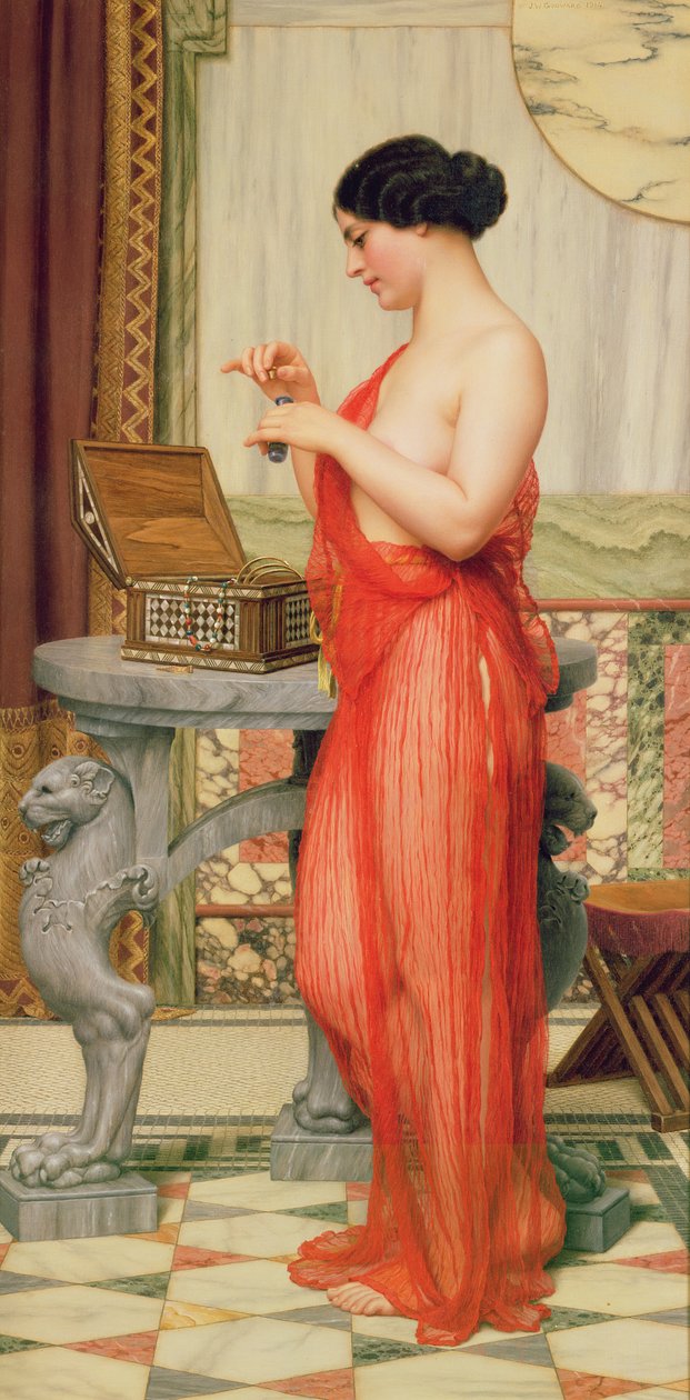 Az új parfüm, 1914 alkotó: John William Godward