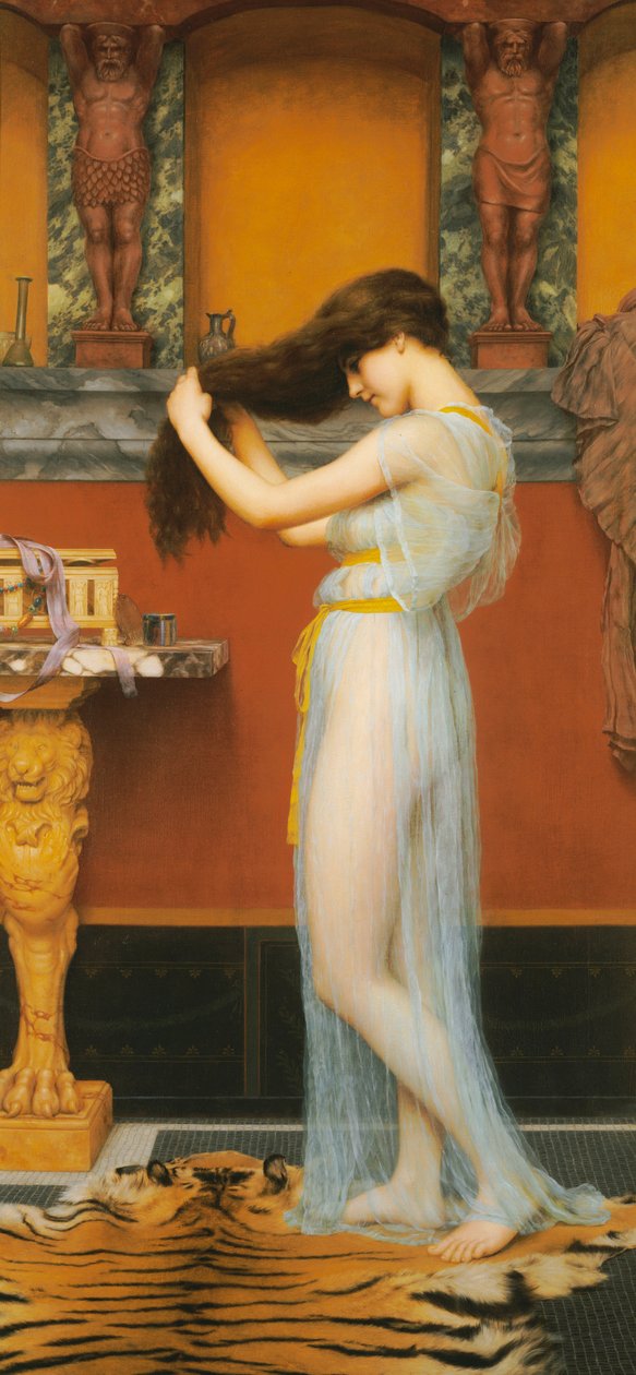 A WC, 1900 alkotó: John William Godward