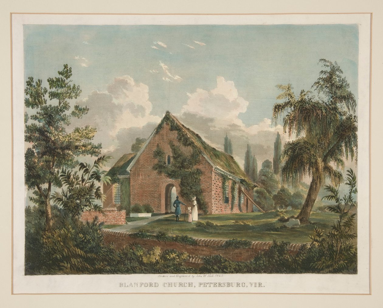 Blandford Church, Petersburg, Va. alkotó: John William Hill