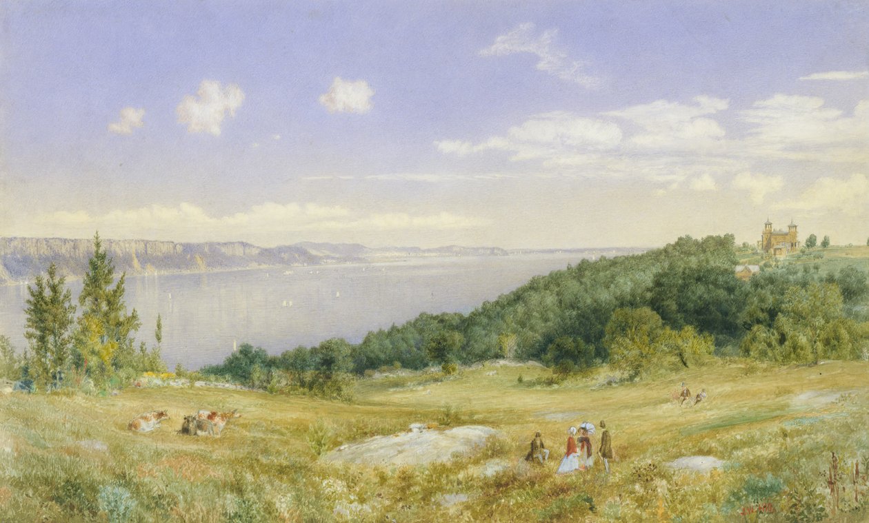 A Palisades, kb. 1870. alkotó: John William Hill