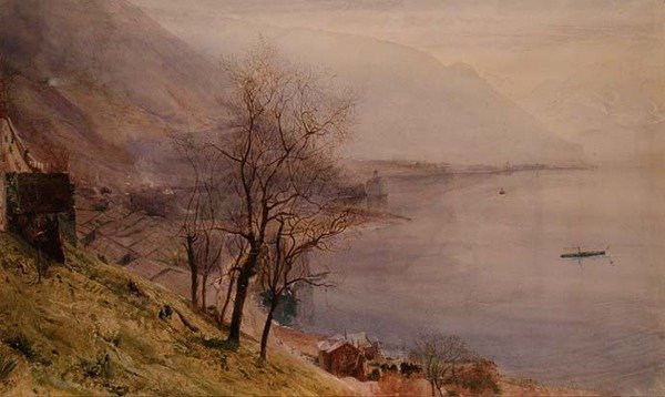Montreux fölött alkotó: John William Inchbold