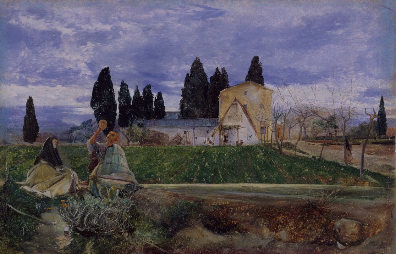Tavasz Spanyolországban: Gordella közelében, 1869 alkotó: John William Inchbold