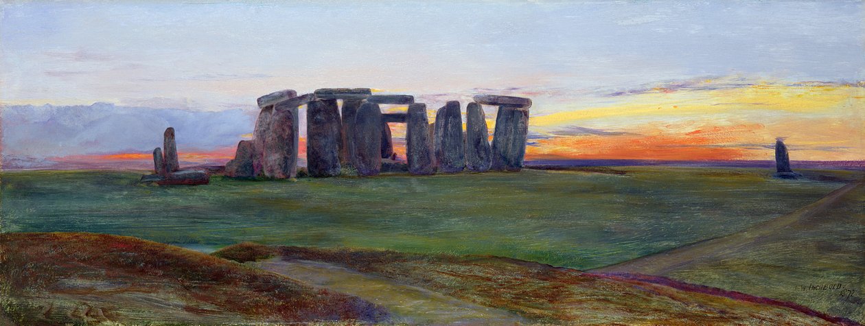 Stonehenge alkotó: John William Inchbold