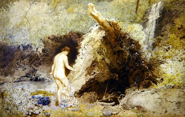 Táj figura fürdővel alkotó: John William North