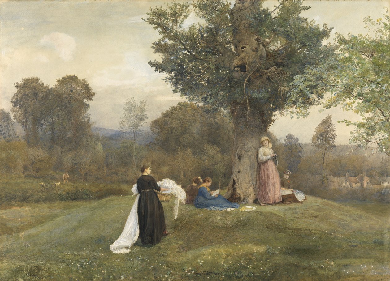 Laundry Day, West Somerset (wc papíron) alkotó: John William North
