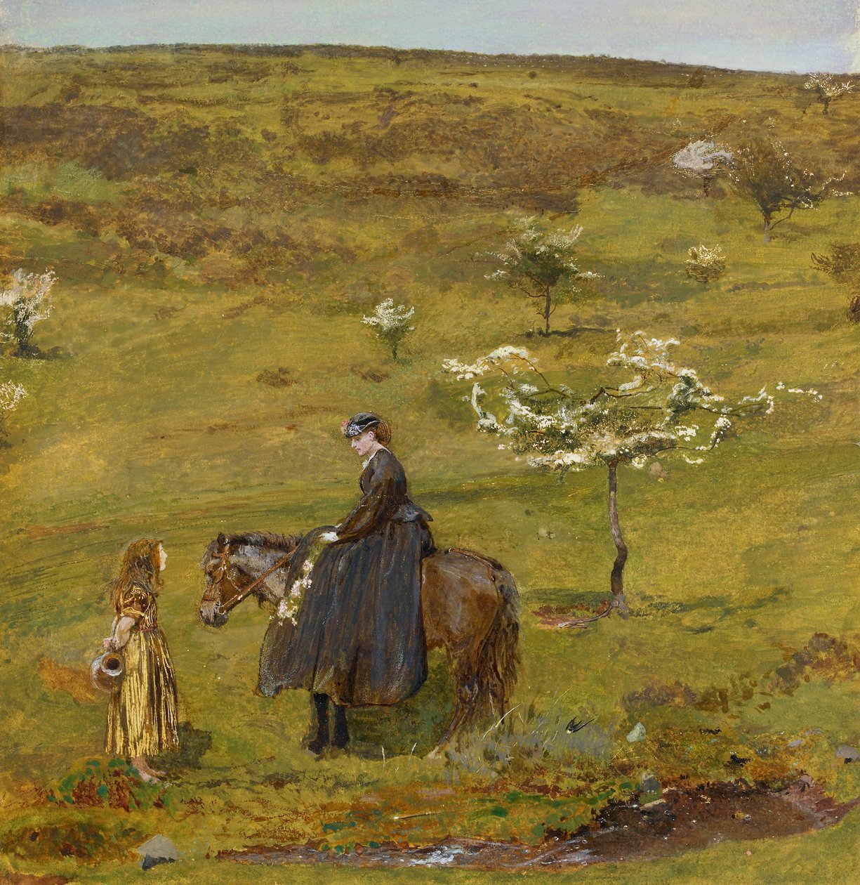 Május a hegyen, 19. század vége alkotó: John William North
