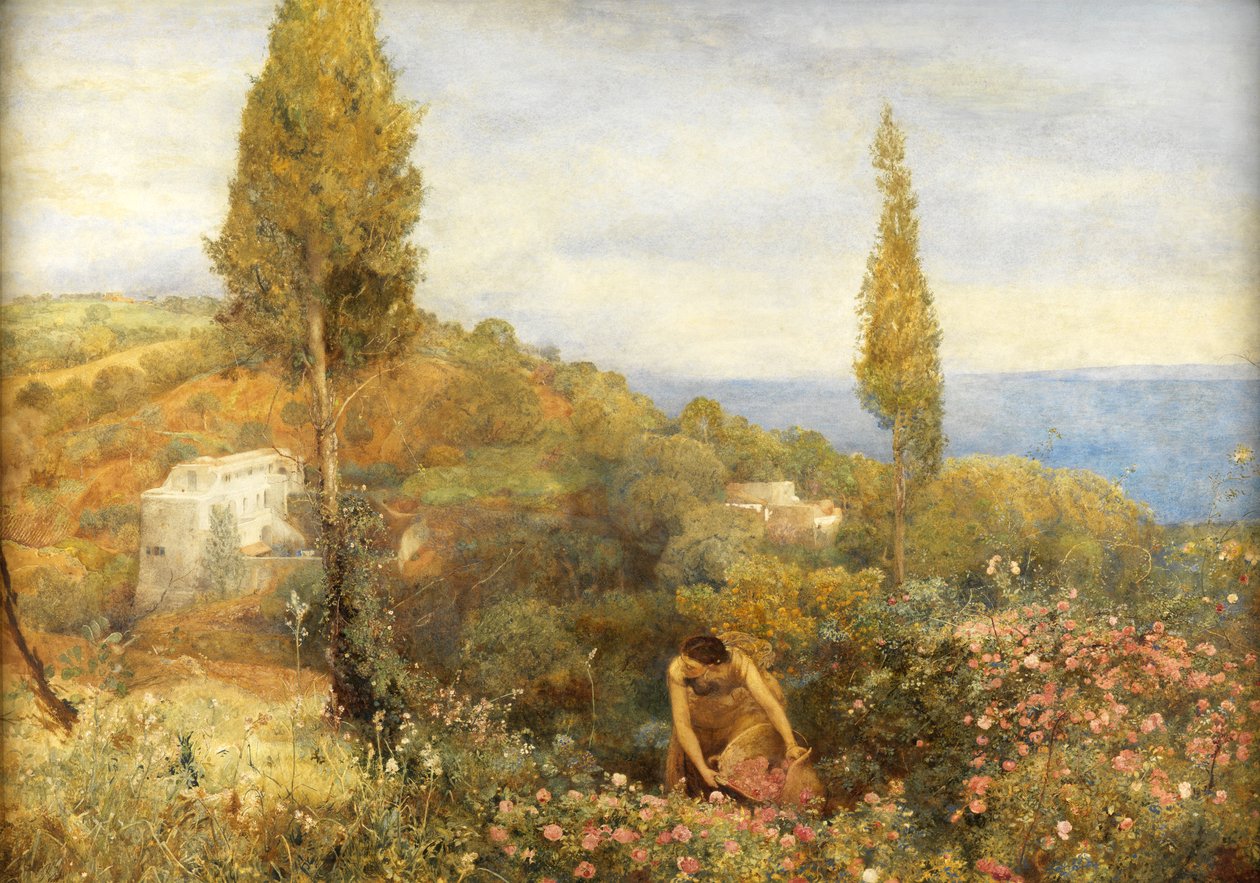 Rózsa, aszfodél és ciprus - Algéria alkotó: John William North