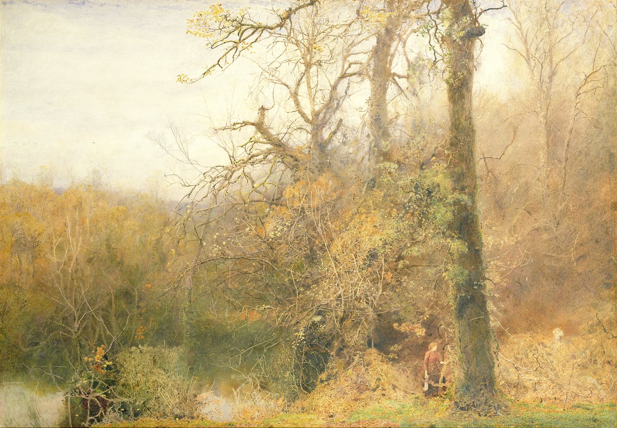 Sir Bevis és a Woodwoman, 1887-88 (wc kikarcolással a papíron) alkotó: John William North
